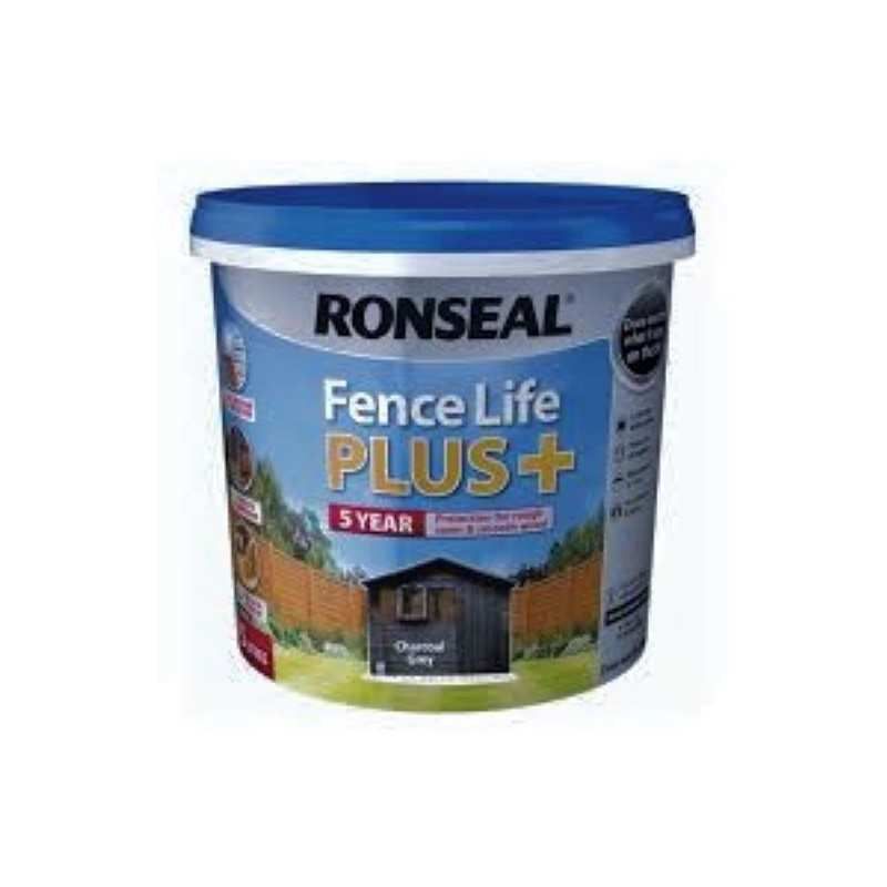 RONSEAL FENCELIFE PLUS 5l CHARCOAL GREY 38394