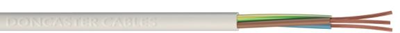 DONCASTER CABLE 3093Y1.5W100 HARMONISED H05V2V2-F 1.5mm WHITE