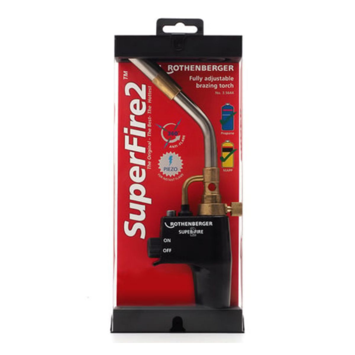 ROTHENBERGER SUPER FIRE 2 TORCH SET GUN ONLY 35644X