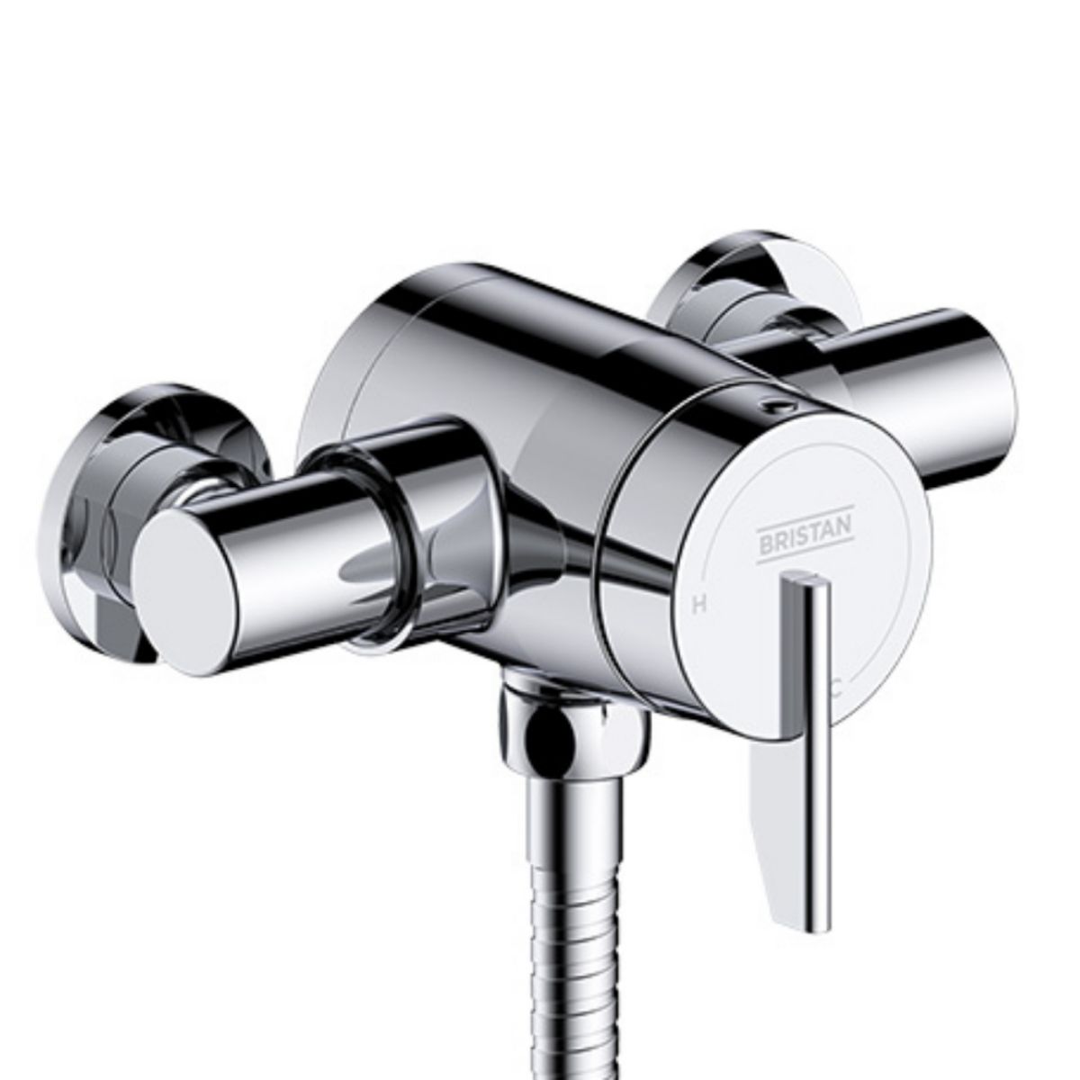 BRISTAN SOQ3 SHXAR C SONIQUE 3 SURFACE MOUNTED THERMO SHOWER & KIT CHROME