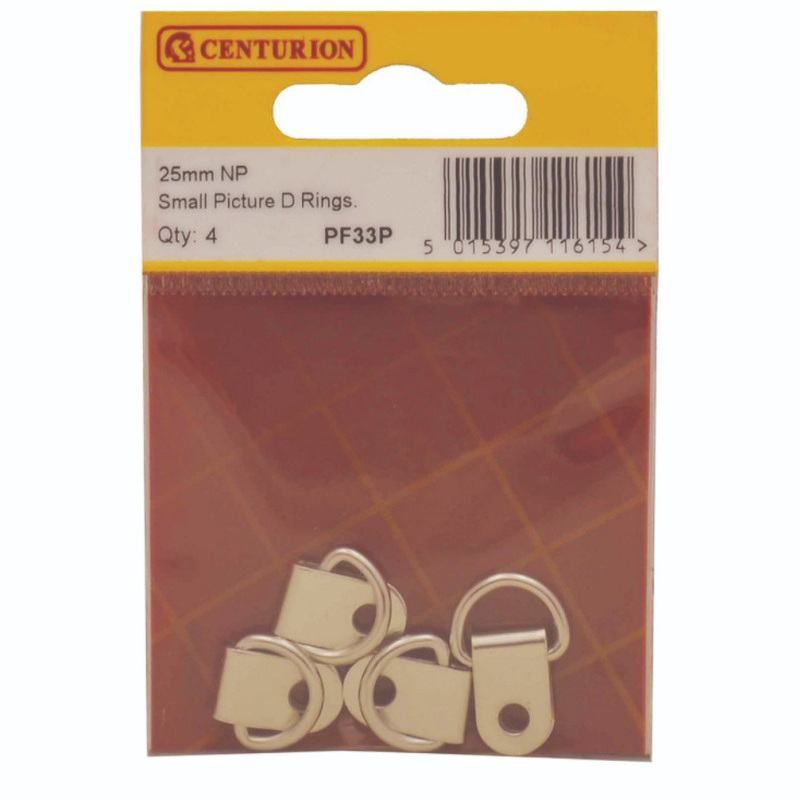 CENTURION PF33P NICKEL PLATED 25mm D RINGS PACK