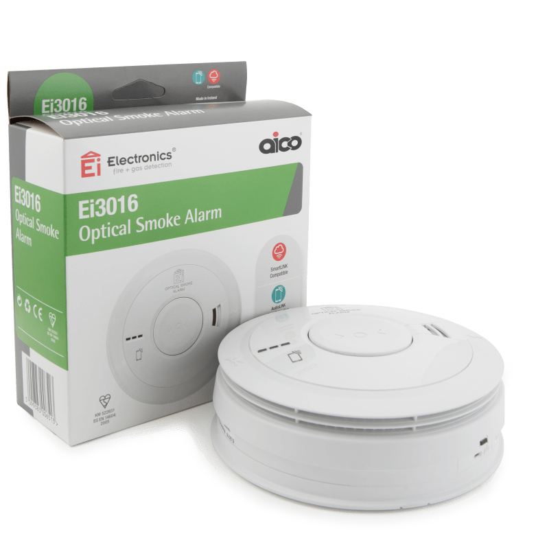 AICO OPTICAL MAINS SMOKE ALARM EI3016