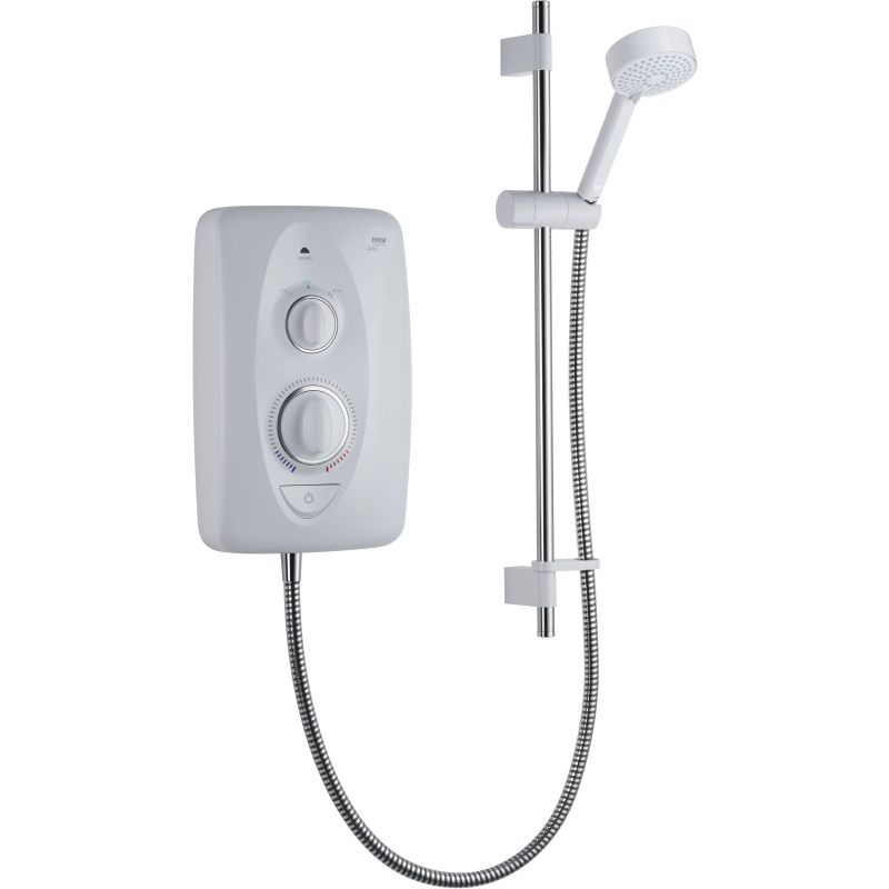 MIRA 1.1788.011 JUMP MULTI-FIT ELECTRIC SHOWER 9.5kw WHITE/CHROME
