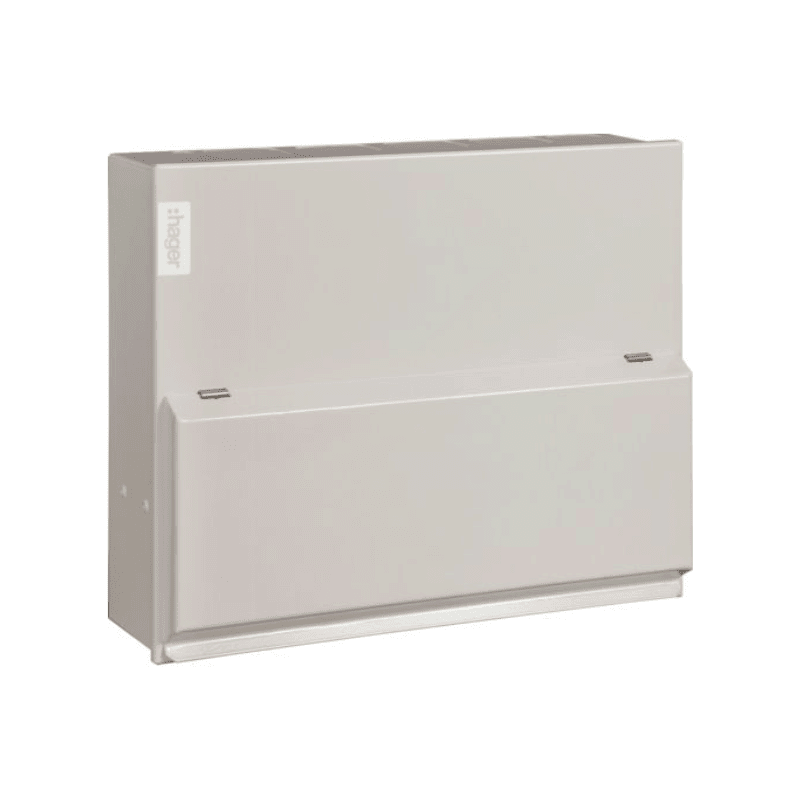 HAGER MAIN SWITCH INCOMER 6w 100a ROUND KNOCKOUTS VML106RK