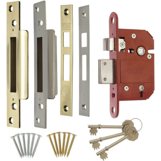 ERA FORTRESS BS 5l SASHLOCK 67mm BRS/CH 262-32-62
