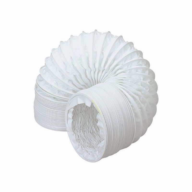 POLYPIPE DOMUS 663 EASIPIPE 150 ROUND FLEXIBLE PVC HOSE 150mm x 3m WHITE
