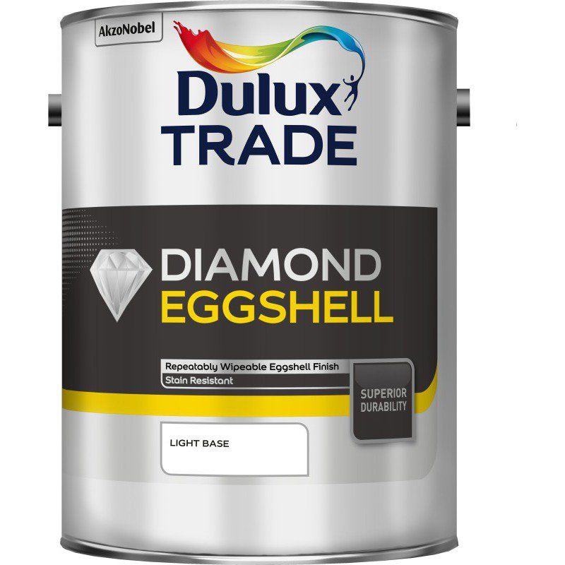 DULUX TRADE DIAMOND EGGSHELL BASE 5l LIGHT 5082951