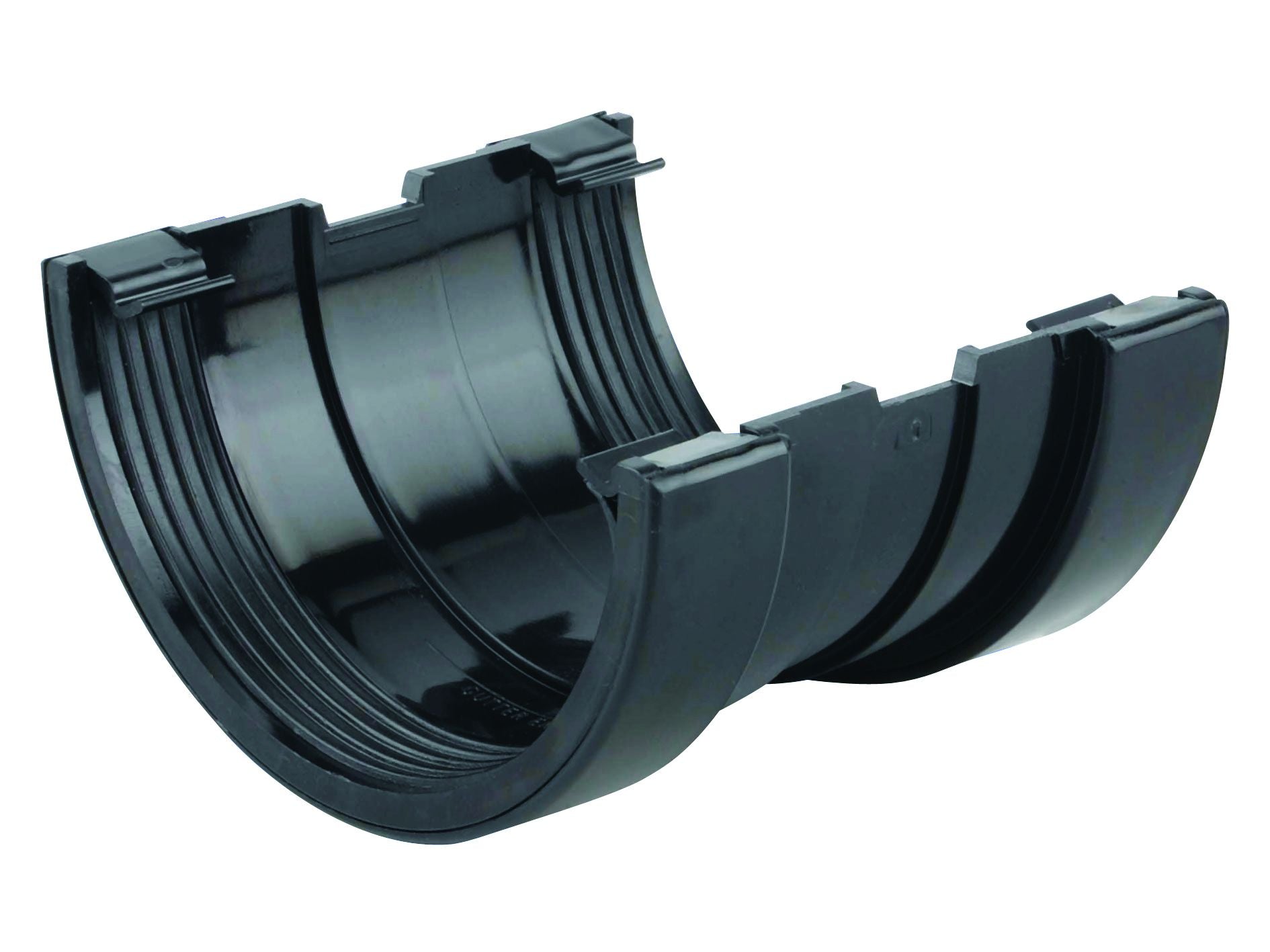 OSMASUPEROUNDLINE 5T509B PVCU GUTTER UNION 125mm BLACK