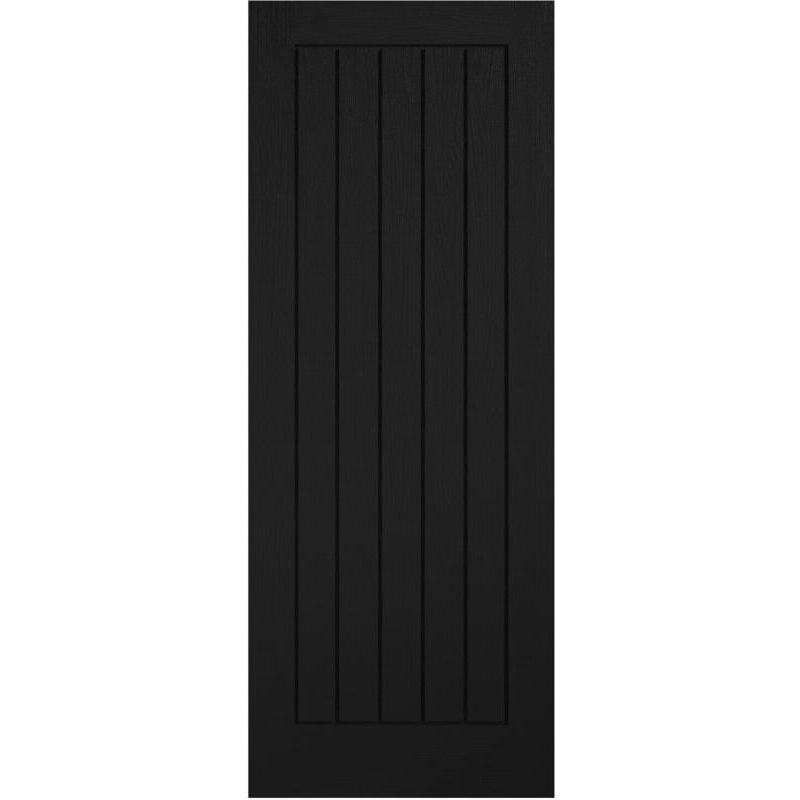 LPD BLACK PRE-FINISHED MEXICANO INTERNAL DOOR 1981 x 686 x 35mm (27") MEXBLA27