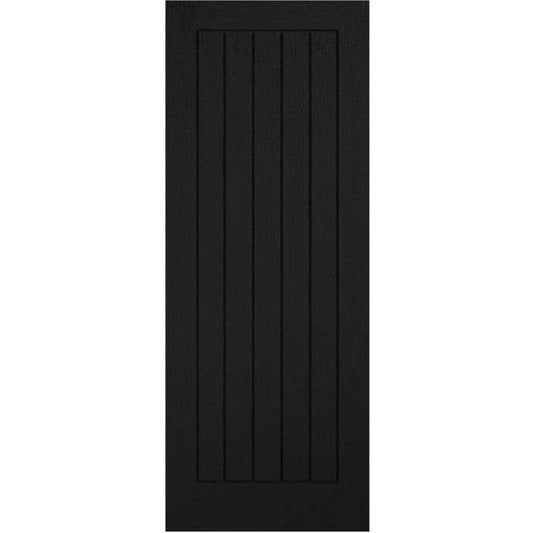 LPD BLACK PRE-FINISHED MEXICANO INTERNAL DOOR 1981 x 686 x 35mm (27") MEXBLA27