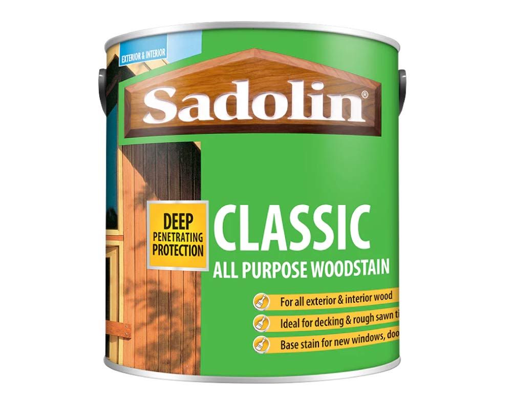 SADOLIN CLASSIC EXT / INT WOODSTAIN 1l CLEAR 65 BASE 5028505