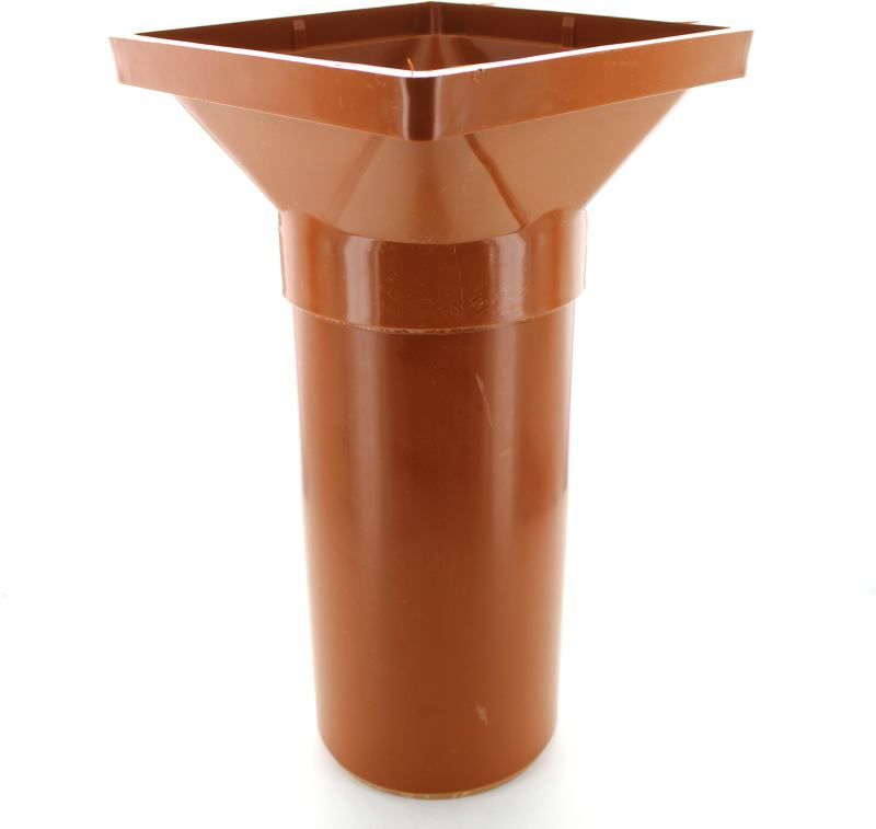 HUNTER DS002 SQUARE HOPPER SPIGOT 110 x 300mm