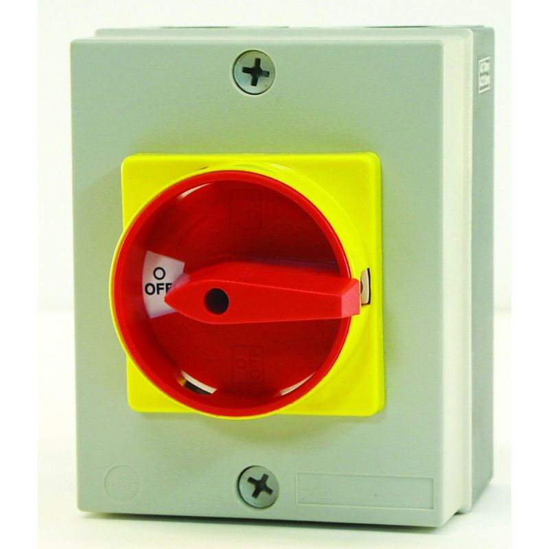 EUROPA LB204P ROTARY ISOLATOR IP65 4P 20A