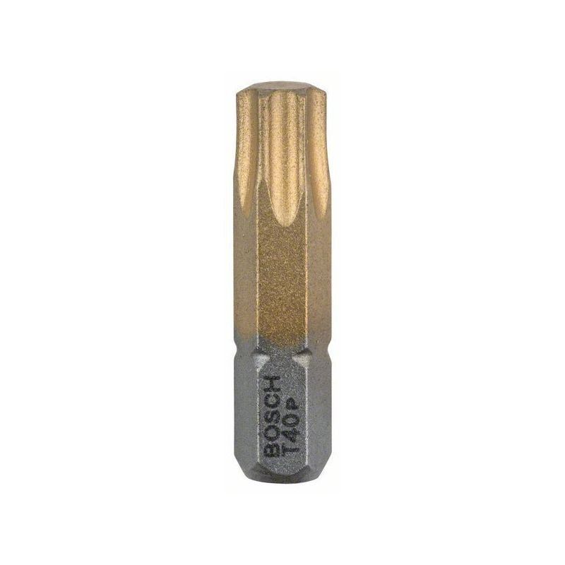 BOSCH 2607001697 TIN MAXGRIP SCREWDRIVER BIT T40 x 25mm