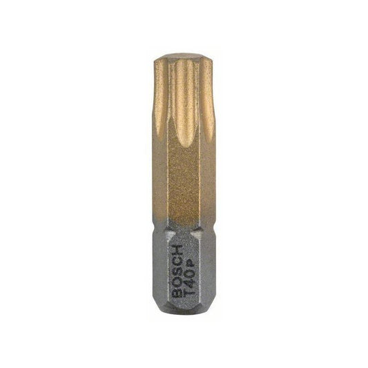 BOSCH 2607001697 TIN MAXGRIP SCREWDRIVER BIT T40 x 25mm