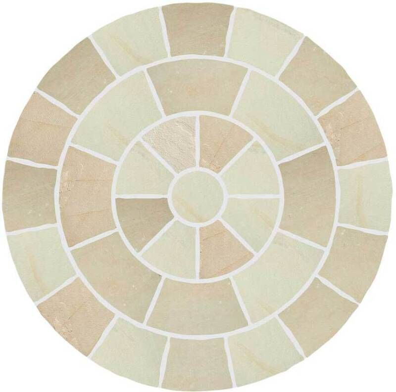 GLOBAL STONE NATURAL SANDSTONE CIRCLE 2.8m MINT MISC2800