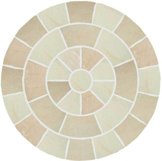 GLOBAL STONE NATURAL SANDSTONE CIRCLE 2.8m MINT MISC2800
