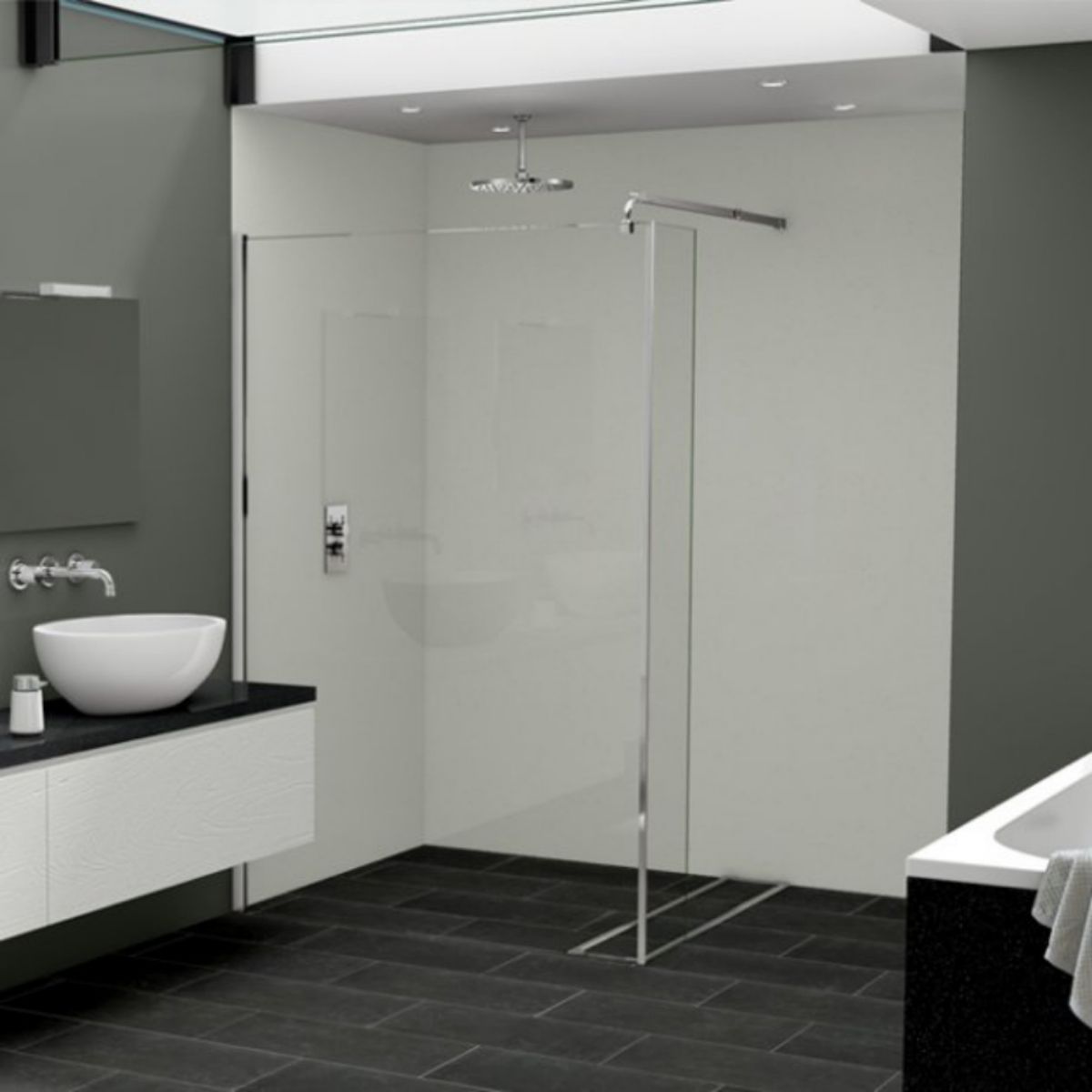 NUANCE POSTFORMED WALL PANEL 11x2420x1200 F75 WHITE QUARTZ GLOSS 813239 BNWP125