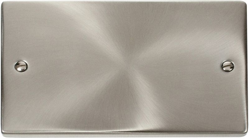 CLICK VPSC061 2G BLANK PLATE SATIN CHROME