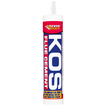 Everbuild Kos Flue Cement 300ml Buff PCKOSFLUE3