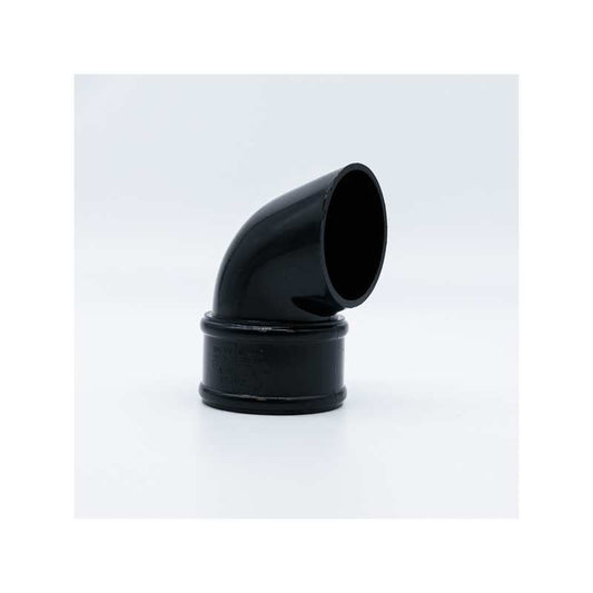 POLYPIPE RAINWATER 68mm ROUND DOWNPIPE SHOE RR128B BLACK