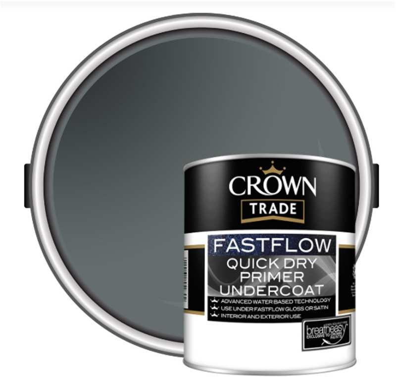 CROWN TRADE FASTFLOW Q/D PRIMER UNDERCOAT 2.5l HARCOL 5090870