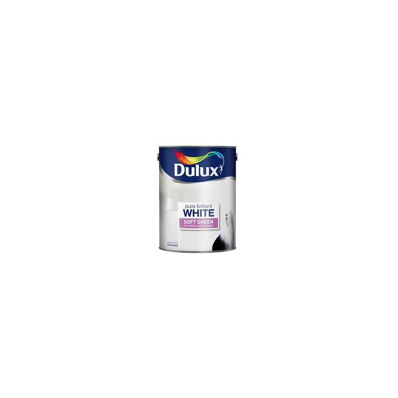 DULUX SOFT SHEEN EMULSION BRILLIANT WHITE 5l 5092375