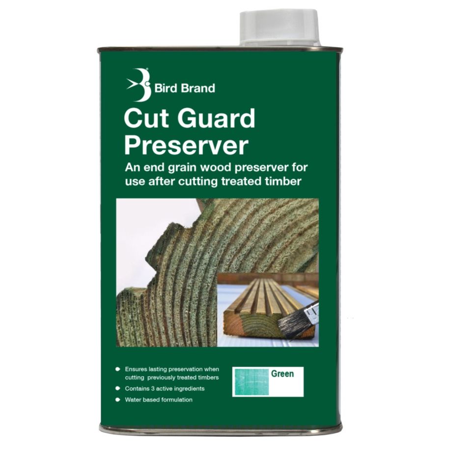BIRD BRAND CUT GUARD PRESERVE 1l GREEN 0924