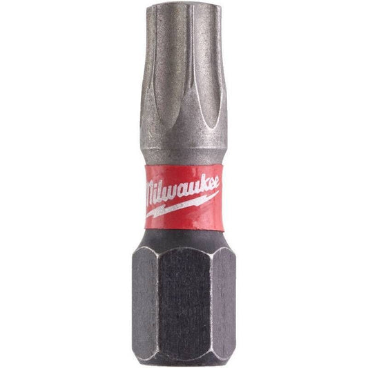 MILWAUKEE 4932472046 SHOCKWAVE TORX SCREWDRIVER BITS TX30 X 25mm (PACK 2)