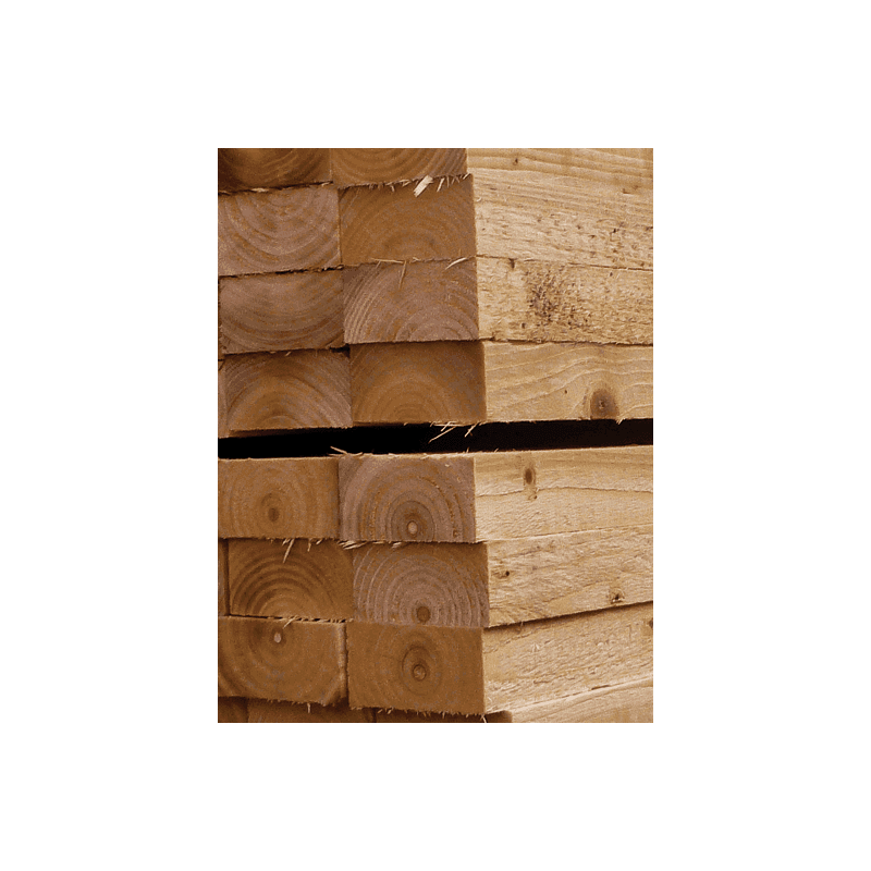 TTG 125 x 250mm x 2.4m BROWN TREATED SLEEPER <120x245>