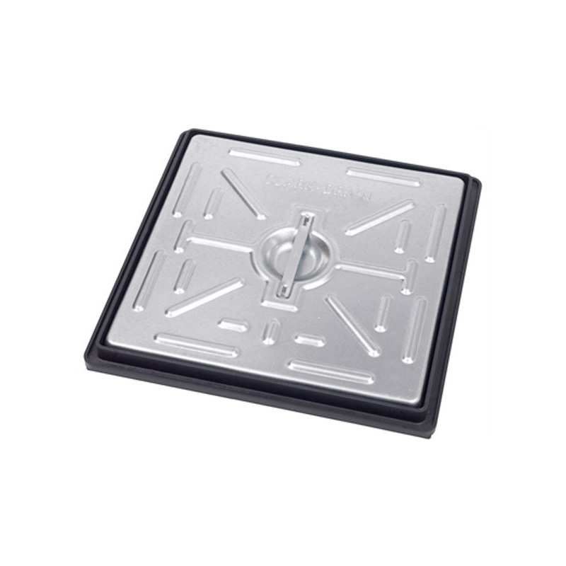 CLARK DRAIN GALV MANHOLE COVER PEDESTRIAN 300 x 300mm 5t PC2BG