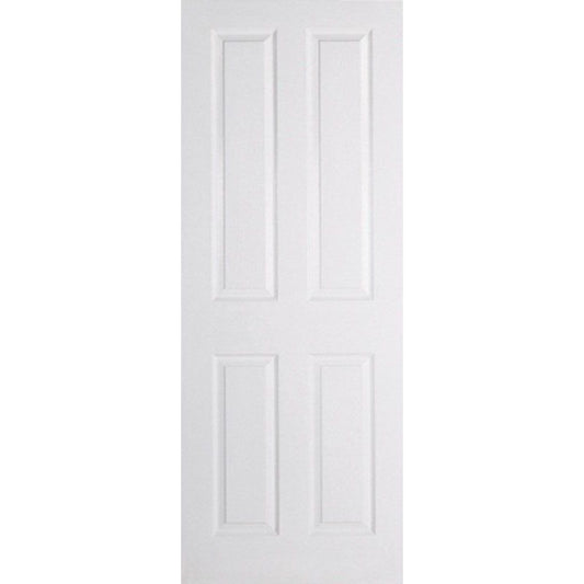 LPD WHITE TEXTURED 4 PANEL INTERNAL DOOR 78 x 30" 1981 x 762 x 35mm TEX4P30