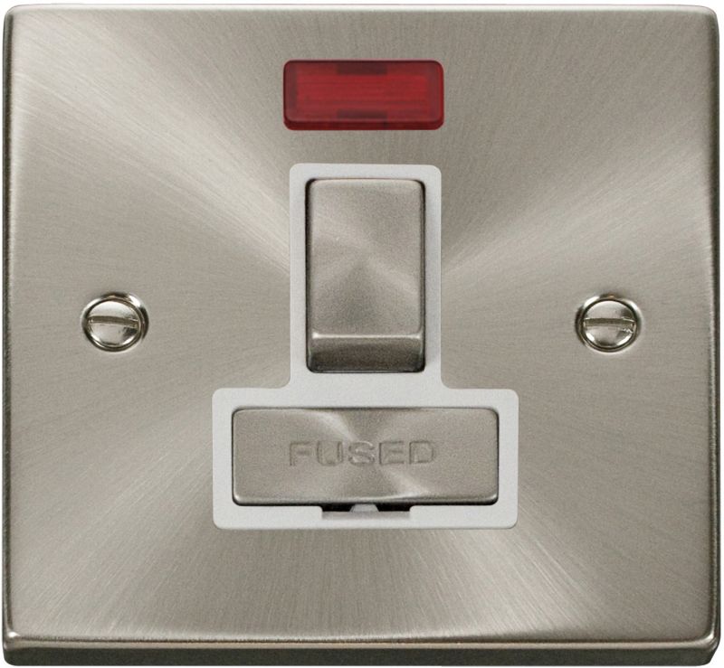 CLICK VPSC750WH 13A UNSW SPUR SATIN CHR