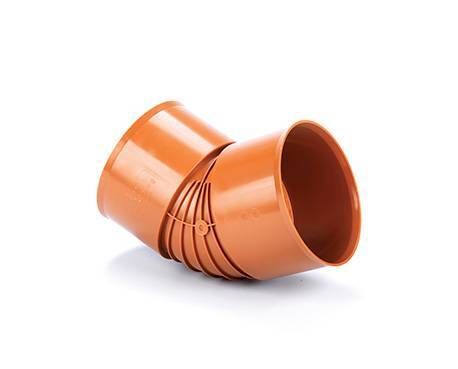 POLYPIPE POLYSEWER BEND 375mm x 45deg PS1503