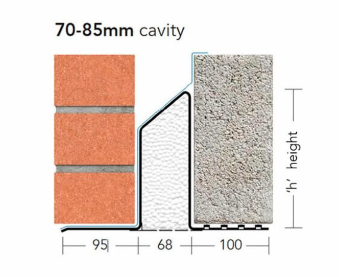 KEYSTONE STEEL LINTEL HEAVY DUTY HD/K-70 4000mm KH74