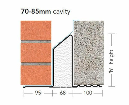 KEYSTONE STEEL LINTEL HEAVY DUTY HD/K-70 4000mm KH74