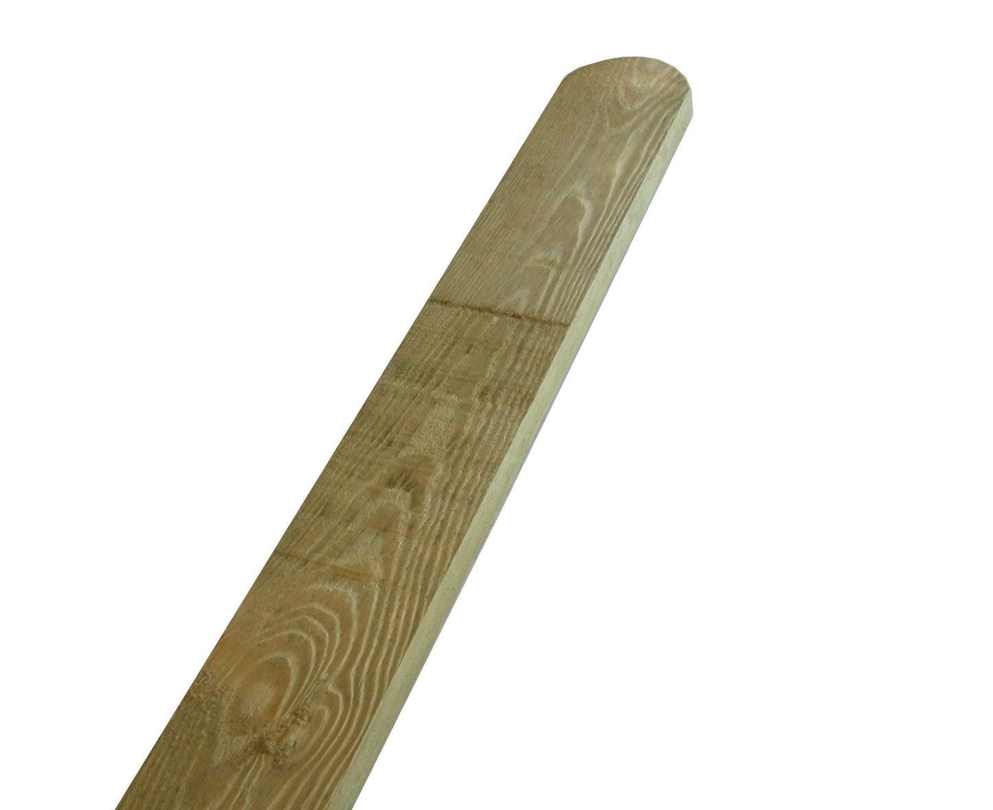 BSW 22 x 75mm x 1.8m GREEN TREATED ROUND TOP PALING FSC