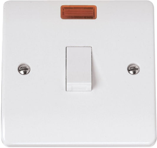CLICK CMA623 1-GANG 2-POLE SWITCHED & NEON WITHOUT 20a