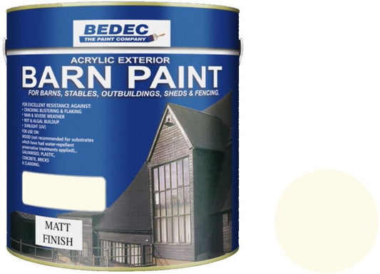BEDEC MATT BARN PAINT 2.5l GARDENIA BEDE2ANE004/40