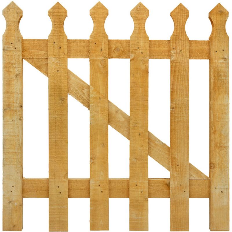 GRANGE PALGT3 TULIP PALISADE GATE 870 x 900mm GOLDEN BROWN