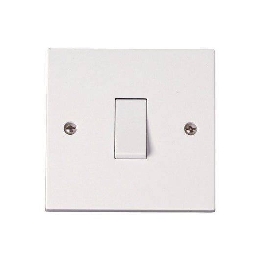 CLICK PRW010 PLATESWITCH 1G 1W 10A WHITE