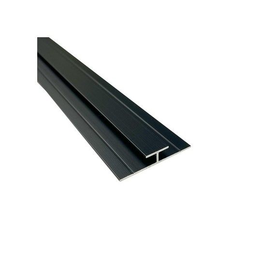 WETWALL ALLOY H-SECTION 2440mm MATT BLACK SWA-HSN-MB-2440