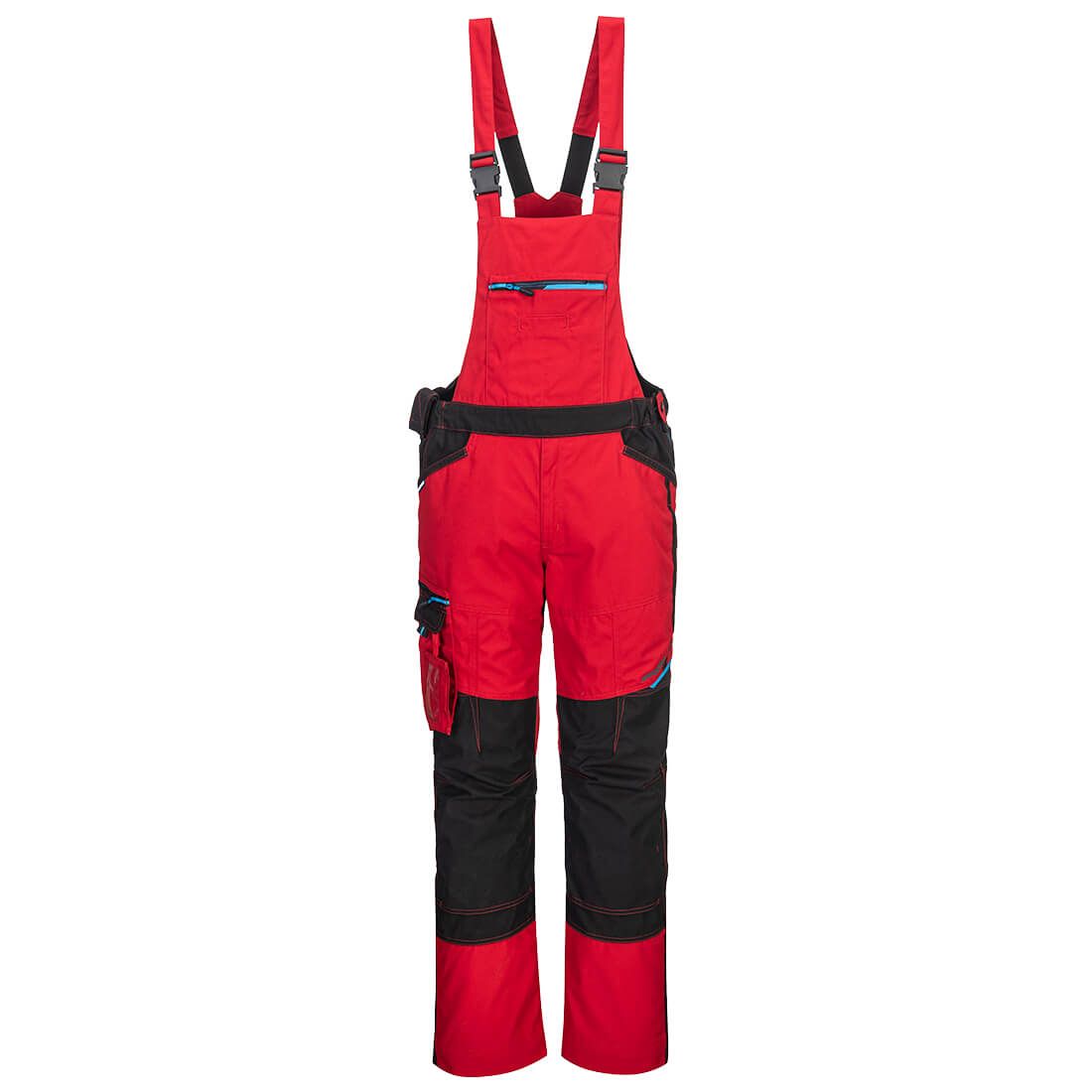 WX3 Bib and Brace, L, R, Deep Red