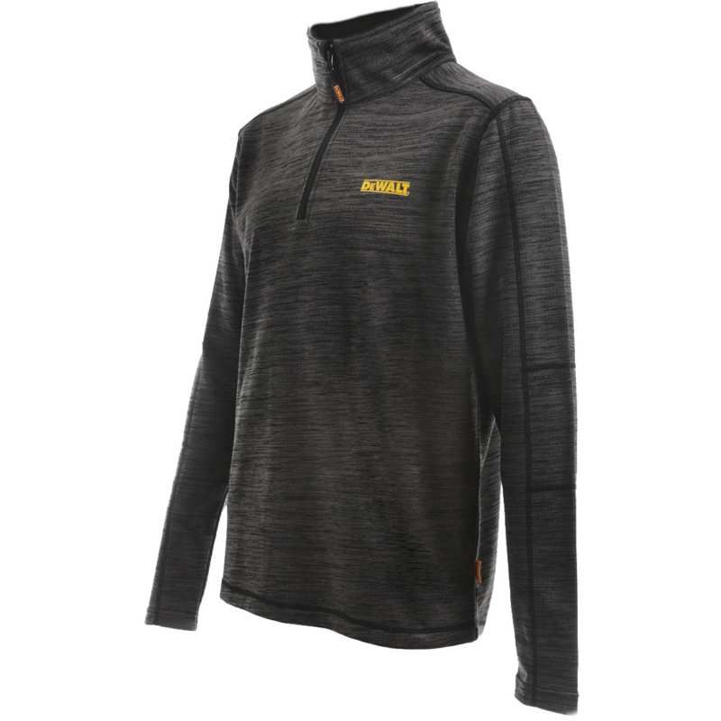 DEWALT JONESBOROUGH GREY 1/4 ZIP MID LAYER  EXTRA LARGE