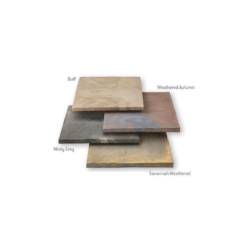 STONEMARKET BOURTON WETCAST PAVING 450 x 450mm WEATHERED AUTUMN KF5110080