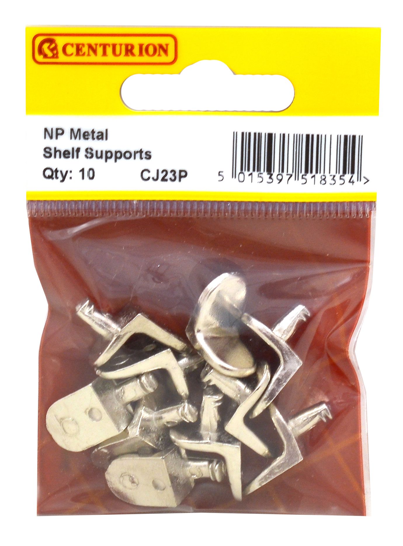 CENTURION CJ23P NP METAL SHELF SUPPORTS (PACK 10)