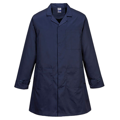 Anti-Static ESD Coat, L, R, Navy
