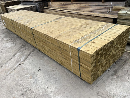 25mm x 50mm Sawn Treated Timber Batten (2" x 1") 4.8m - Pack of 264
