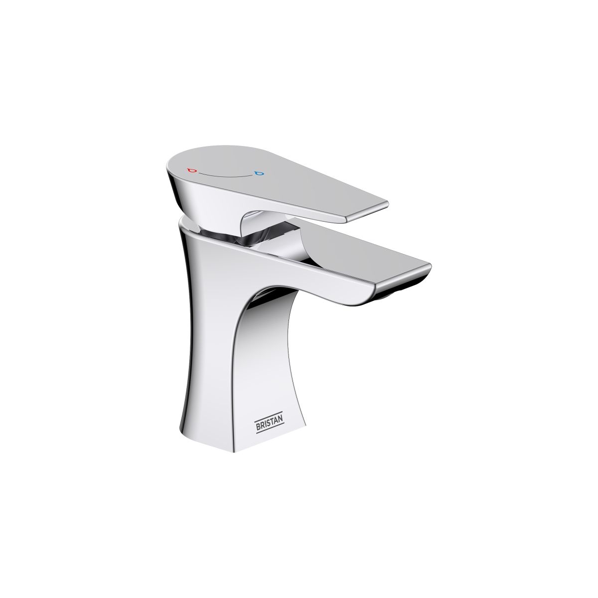 BRISTAN HOU ES BAS C HOURGLASS BASIN MIXER C/W CLICKER WASTE CHROME