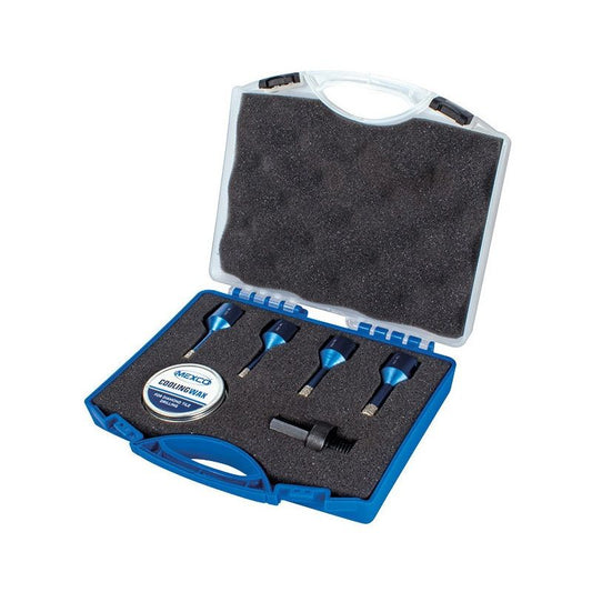 MEXCO TDXCELKIT4 VACUUM BRAZED TILE DRILL BIT SET 6-10mm